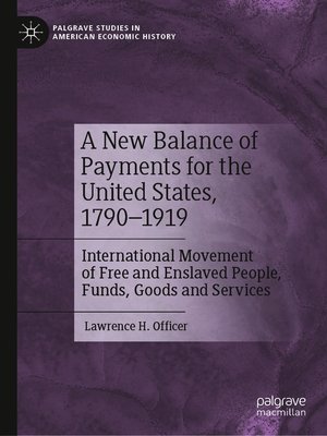 cover image of A New Balance of Payments for the United States, 1790–1919